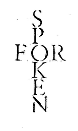 SPOKEN FOR logo