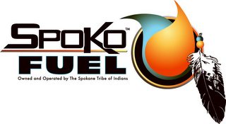 SPOKO FUEL OWNED AND OPERATED BY THE SPOKANE TRIBE OF INDIANS logo