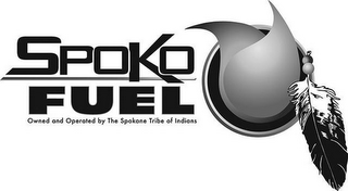 SPOKO FUEL OWNED AND OPERATED BY THE SPOKANE TRIBE OF INDIANS logo