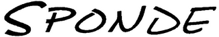 SPONDE logo