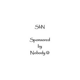 SPONSORED BY NOBODY logo