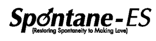 SPONTANE-ES (RESTORING SPONTANEITY TO MAKING LOVE) logo