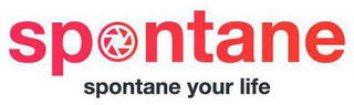 SPONTANE SPONTANE YOUR LIFE logo