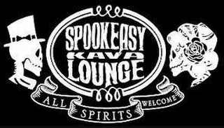 SPOOKEASY KAVA LOUNGE ALL SPIRITS WELCOME logo