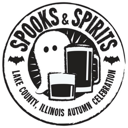 SPOOKS & SPIRITS LAKE COUNTY, ILLINOIS AUTUMN CELEBRATION logo