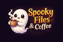 SPOOKY FILES & COFFEE logo
