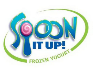 SPOON IT UP! FROZEN YOGURT logo