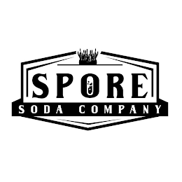 SPORE SODA COMPANY logo
