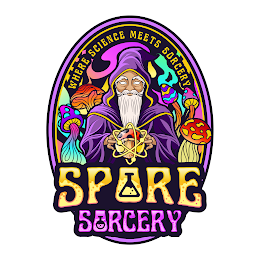 SPORE SORCERY WHERE SCIENCE MEETS SORCERY logo