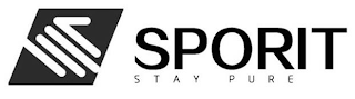 SPORIT STAY PURE logo