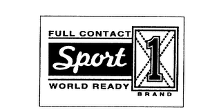 SPORT 1 FULL CONTACT WORLD READY BRAND logo