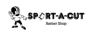 SPORT-A-CUT BARBER SHOP logo