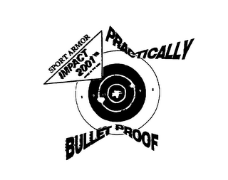 SPORT ARMOR IMPACT 2001 PRACTICALLY BULLET PROOF logo