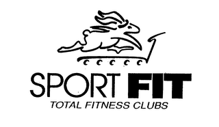 SPORT FIT TOTAL FITNESS CLUBS logo