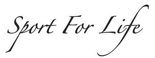 SPORT FOR LIFE logo