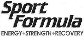 SPORT FORMULA ENERGY+STRENGTH+RECOVERY logo