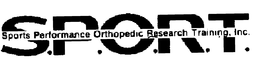 S.P.O.R.T. SPORTS PERFORMANCE ORTHOPEDIC RESEARCH TRAINING, INC. logo