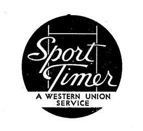 SPORT TIMER A WESTERN UNION SERVICE logo