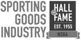 SPORTING GOODS INDUSTRY HALL OF FAME EST. 1955 NSGA logo