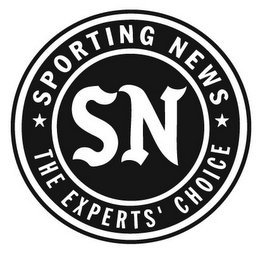 SPORTING NEWS SN THE EXPERTS' CHOICE logo
