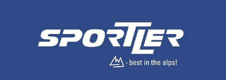 SPORTLER BEST IN THE ALPS! logo