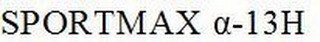 SPORTMAX -13H logo