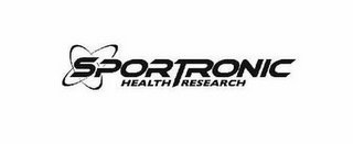 SPORTRONIC HEALTH RESEARCH logo