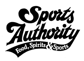 SPORTS AUTHORITY FOOD, SPIRITS & SPORTS logo