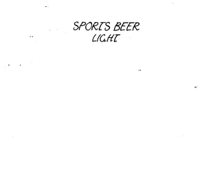 SPORTS BEER LIGHT logo