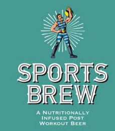 SPORTS BREW A NUTRITIONALLY INFUSED POST WORKOUT BEER logo