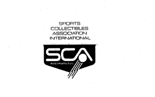 SPORTS COLLECTIBLES ASSOCIATION INTERNATIONAL SCA INTERNATIONAL logo