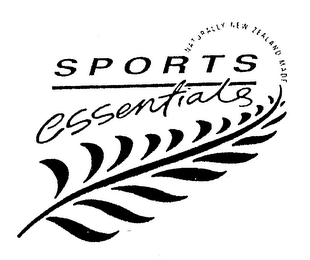 SPORTS ESSENTIALS NATURALLY NEW ZEALAND MADE logo
