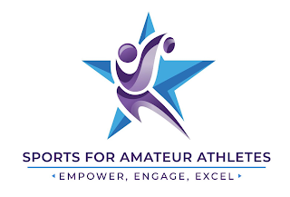 SPORTS FOR AMATEUR ATHLETES EMPOWER, ENGAGE, EXCEL logo