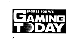 SPORTS FORM'S GAMING TODAY logo