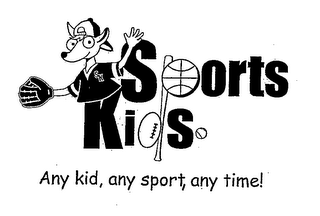 SPORTS KIDS ANY KID, ANY SPORT, ANY TIME! logo