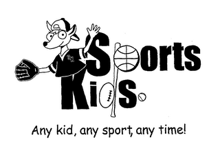 SPORTS KIDS ANY KID, ANY SPORT, ANY TIME! logo