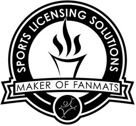 SPORTS LICENSING SOLUTIONS MAKER OF FANMATS logo