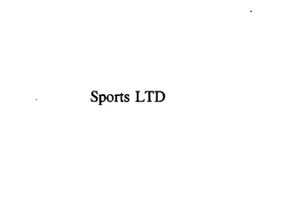 SPORTS LTD logo
