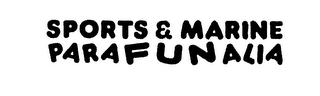 SPORTS & MARINE PARAFUNALIA logo