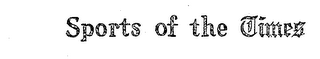 SPORTS OF THE TIMES logo