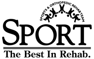 SPORTS & ORTHOPEDIC REHAB TEAM SPORT THE BEST IN REHAB. logo