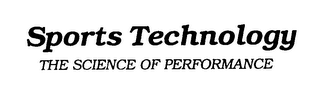 SPORTS TECHNOLOGY THE SCIENCE OF PERFORMANCE logo
