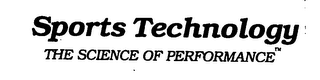 SPORTS TECHNOLOGY THE SCIENCE OF PERFORMANCE logo