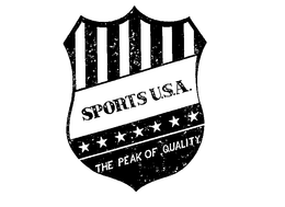 SPORTS U.S.A. THE PEAK OF QUALITY logo