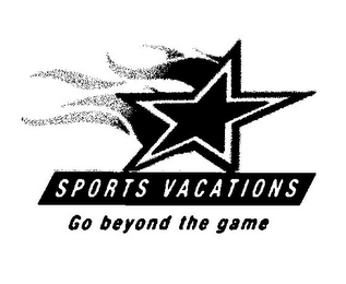 SPORTS VACATIONS GO BEYOND THE GAME logo