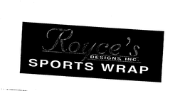 SPORTS WRAP ROYCE'S DESIGNS, INC. logo