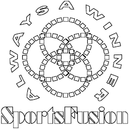 SPORTSFUSION ALWAYS A WINNER logo