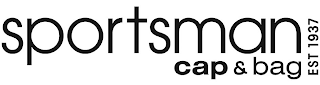 SPORTSMAN CAP & BAG EST 1937 logo