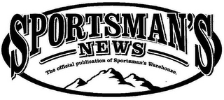 SPORTSMAN'S NEWS THE OFFICIAL PUBLICATION OF SPORTSMAN'S WAREHOUSE. logo