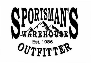 SPORTSMAN'S WAREHOUSE EST. 1986 OUTFITTER logo